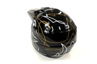 BLACK HELMET ADULT MOTOR BIKE QUAD ATV KART BUGGY AUSTRALIAN STANDARD OFFROAD