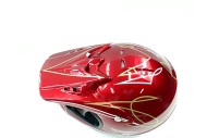 RED HELMET ADULT MOTOR BIKE QUAD ATV KART BUGGY AUSTRALIAN STANDARD OFFROAD