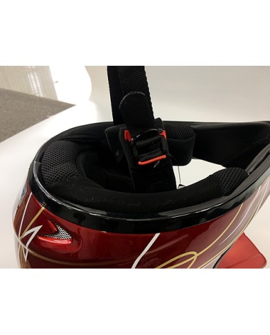 RED HELMET ADULT MOTOR BIKE QUAD ATV KART BUGGY AUSTRALIAN STANDARD OFFROAD