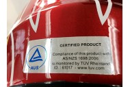 RED HELMET ADULT MOTOR BIKE QUAD ATV KART BUGGY AUSTRALIAN STANDARD OFFROAD