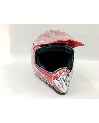 RED HELMET ADULT MOTOR BIKE QUAD ATV KART BUGGY AUSTRALIAN STANDARD OFFROAD