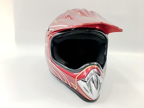RED HELMET ADULT MOTOR BIKE QUAD ATV KART BUGGY AUSTRALIAN STANDARD OFFROAD