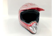RED HELMET ADULT MOTOR BIKE QUAD ATV KART BUGGY AUSTRALIAN STANDARD OFFROAD
