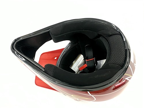 RED HELMET ADULT MOTOR BIKE QUAD ATV KART BUGGY AUSTRALIAN STANDARD OFFROAD