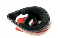 RED HELMET ADULT MOTOR BIKE QUAD ATV KART BUGGY AUSTRALIAN STANDARD OFFROAD