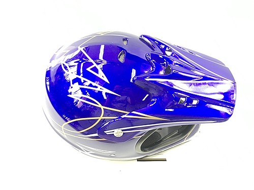 BLUE HELMET ADULT MOTOR BIKE QUAD ATV KART BUGGY AUSTRALIAN STANDARD OFFROAD