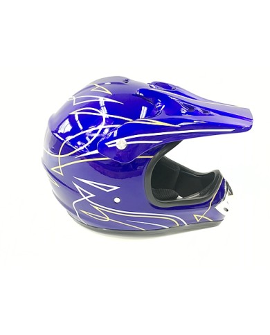 BLUE HELMET ADULT MOTOR BIKE QUAD ATV KART BUGGY AUSTRALIAN STANDARD OFFROAD