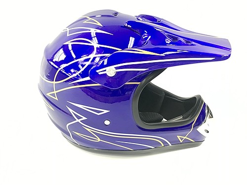 BLUE HELMET ADULT MOTOR BIKE QUAD ATV KART BUGGY AUSTRALIAN STANDARD OFFROAD