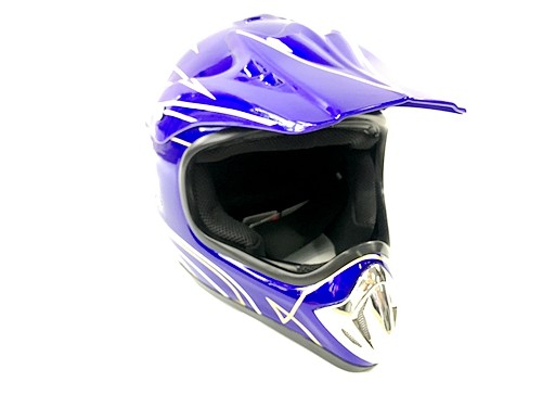 BLUE HELMET ADULT MOTOR BIKE QUAD ATV KART BUGGY AUSTRALIAN STANDARD OFFROAD