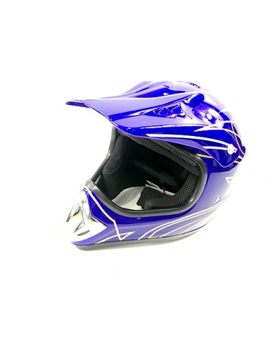 BLUE HELMET ADULT MOTOR BIKE QUAD ATV KART BUGGY AUSTRALIAN STANDARD OFFROAD