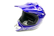 BLUE HELMET ADULT MOTOR BIKE QUAD ATV KART BUGGY AUSTRALIAN STANDARD OFFROAD