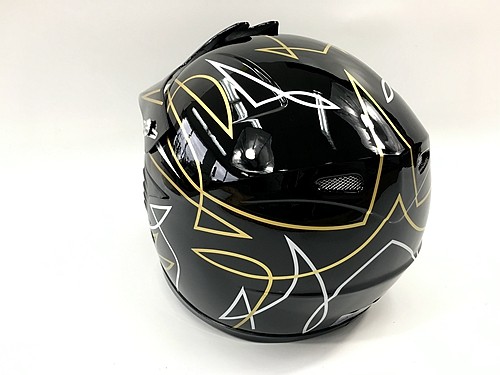 BLACK HELMET KIDS MOTOR BIKE QUAD ATV KART BUGGY AUSTRALIAN STANDARD OFFROAD