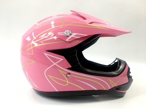PINK HELMET KIDS MOTOR BIKE QUAD ATV KART BUGGY AUSTRALIAN STANDARD OFFROAD