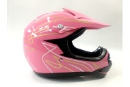 PINK HELMET KIDS MOTOR BIKE QUAD ATV KART BUGGY AUSTRALIAN STANDARD OFFROAD