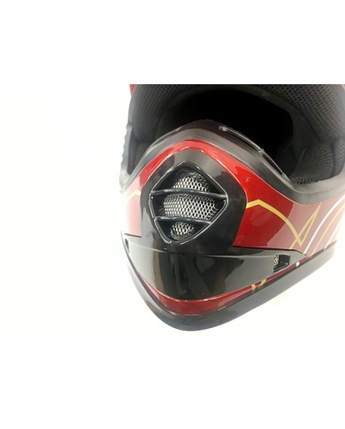RED HELMET KIDS MOTOR BIKE QUAD ATV KART BUGGY AUSTRALIAN STANDARD OFFROAD