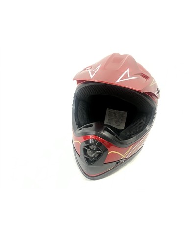 RED HELMET KIDS MOTOR BIKE QUAD ATV KART BUGGY AUSTRALIAN STANDARD OFFROAD