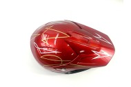 RED HELMET KIDS MOTOR BIKE QUAD ATV KART BUGGY AUSTRALIAN STANDARD OFFROAD