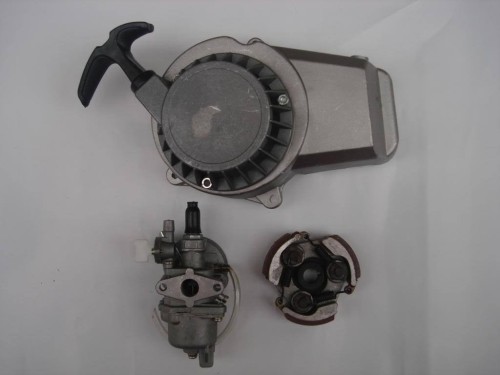Carby + Clutch + Alloy Pull Starter 47cc 49cc ATV QUAD Bike Dirt Pocket Mini Pit