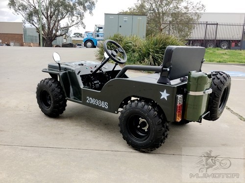 2017 150cc Mini Willy Jeep Replica 2WD Semi Auto Golf Cart Twin Seat Kids Adults