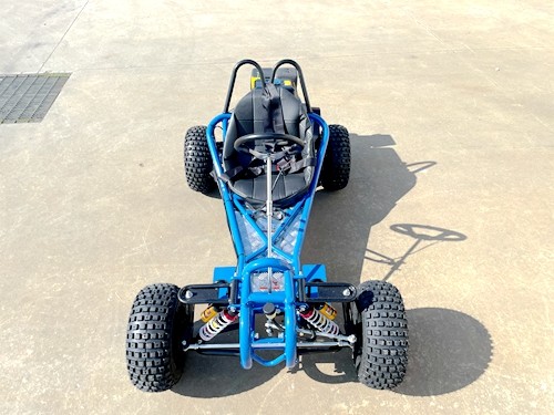 OFFROAD 9HP 270CC GO KART SINGLE SEAT ADULT BUGGY QUAD ATV SUSPENSION WET CLUTCH BLUE