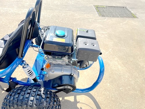 OFFROAD 9HP 270CC GO KART SINGLE SEAT ADULT BUGGY QUAD ATV SUSPENSION WET CLUTCH BLUE