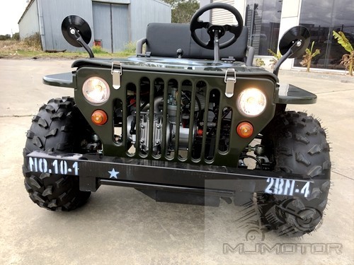 2017 150cc Mini Willy Jeep Replica 2WD Semi Auto Golf Cart Twin Seat Kids Adults