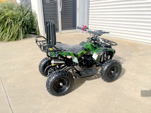 WILDFORCE49 49CC FARM QUAD BIKE ATV BUGGY KIDS 4 WHEELER HUASHENG 2-STROKE MJ MOTORGREEN