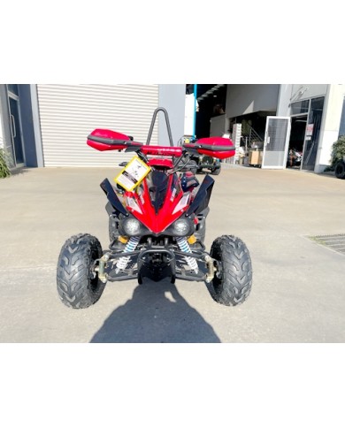 125CC ATV Sport Quad Dirt Bike 4 Wheel Buggy Go kart Rear Rack Semi Auto 3+1 Ranger red