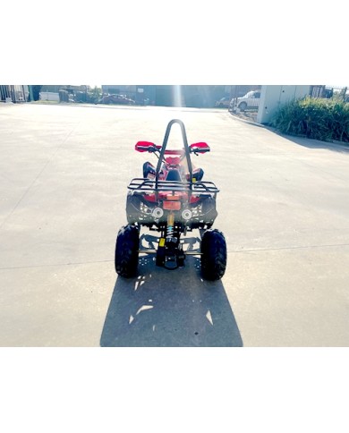 125CC ATV Sport Quad Dirt Bike 4 Wheel Buggy Go kart Rear Rack Semi Auto 3+1 Ranger red