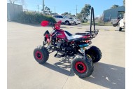 125CC ATV Sport Quad Dirt Bike 4 Wheel Buggy Go kart Rear Rack Semi Auto 3+1 Ranger red