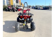 125CC ATV Sport Quad Dirt Bike 4 Wheel Buggy Go kart Rear Rack Semi Auto 3+1 Ranger red