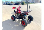 125CC ATV Sport Quad Dirt Bike 4 Wheel Buggy Go kart Rear Rack Semi Auto 3+1 Ranger red