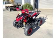 125CC ATV Sport Quad Dirt Bike 4 Wheel Buggy Go kart Rear Rack Semi Auto 3+1 Ranger red