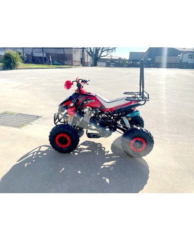 125CC ATV Sport Quad Dirt Bike 4 Wheel Buggy Go kart Rear Rack Semi Auto 3+1 Ranger red