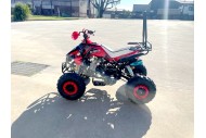 125CC ATV Sport Quad Dirt Bike 4 Wheel Buggy Go kart Rear Rack Semi Auto 3+1 Ranger red