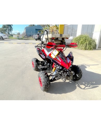 125CC ATV Sport Quad Dirt Bike 4 Wheel Buggy Go kart Rear Rack Semi Auto 3+1 Ranger red