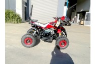 125CC ATV Sport Quad Dirt Bike 4 Wheel Buggy Go kart Rear Rack Semi Auto 3+1 Ranger red