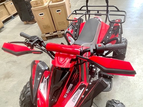 125CC ATV Sport Quad Dirt Bike 4 Wheel Buggy Go kart Rear Rack Semi Auto 3+1 Ranger red