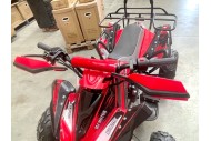 125CC ATV Sport Quad Dirt Bike 4 Wheel Buggy Go kart Rear Rack Semi Auto 3+1 Ranger red