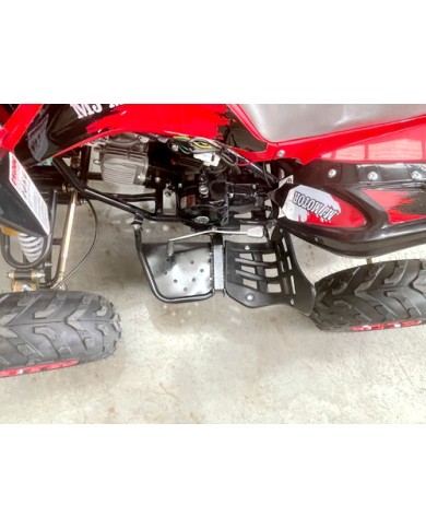125CC ATV Sport Quad Dirt Bike 4 Wheel Buggy Go kart Rear Rack Semi Auto 3+1 Ranger red