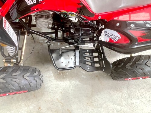 125CC ATV Sport Quad Dirt Bike 4 Wheel Buggy Go kart Rear Rack Semi Auto 3+1 Ranger red
