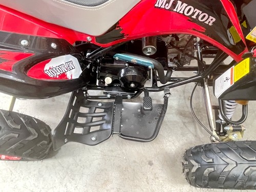125CC ATV Sport Quad Dirt Bike 4 Wheel Buggy Go kart Rear Rack Semi Auto 3+1 Ranger red