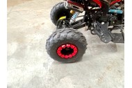 125CC ATV Sport Quad Dirt Bike 4 Wheel Buggy Go kart Rear Rack Semi Auto 3+1 Ranger red