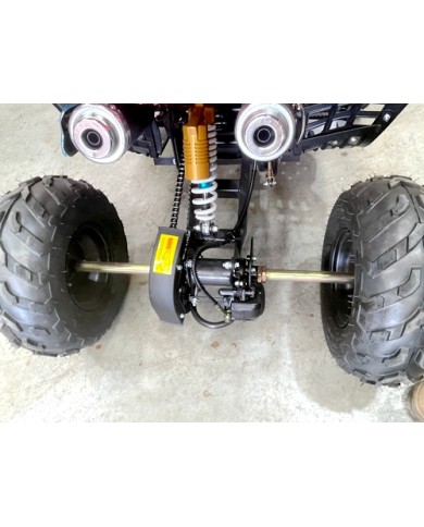 125CC ATV Sport Quad Dirt Bike 4 Wheel Buggy Go kart Rear Rack Semi Auto 3+1 Ranger red