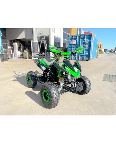 125CC ATV Sport Quad Dirt Bike 4 Wheel Buggy Go kart Rear Rack Semi Auto 3+1 RANGER GREEN