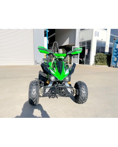 125CC ATV Sport Quad Dirt Bike 4 Wheel Buggy Go kart Rear Rack Semi Auto 3+1 RANGER GREEN