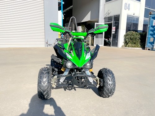 125CC ATV Sport Quad Dirt Bike 4 Wheel Buggy Go kart Rear Rack Semi Auto 3+1 RANGER GREEN