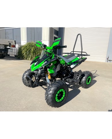 125CC ATV Sport Quad Dirt Bike 4 Wheel Buggy Go kart Rear Rack Semi Auto 3+1 RANGER GREEN