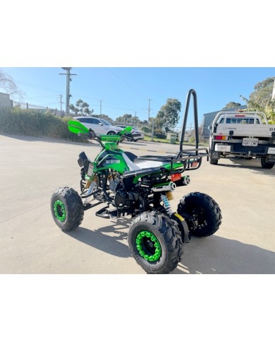125CC ATV Sport Quad Dirt Bike 4 Wheel Buggy Go kart Rear Rack Semi Auto 3+1 RANGER GREEN