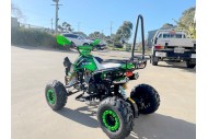 125CC ATV Sport Quad Dirt Bike 4 Wheel Buggy Go kart Rear Rack Semi Auto 3+1 RANGER GREEN
